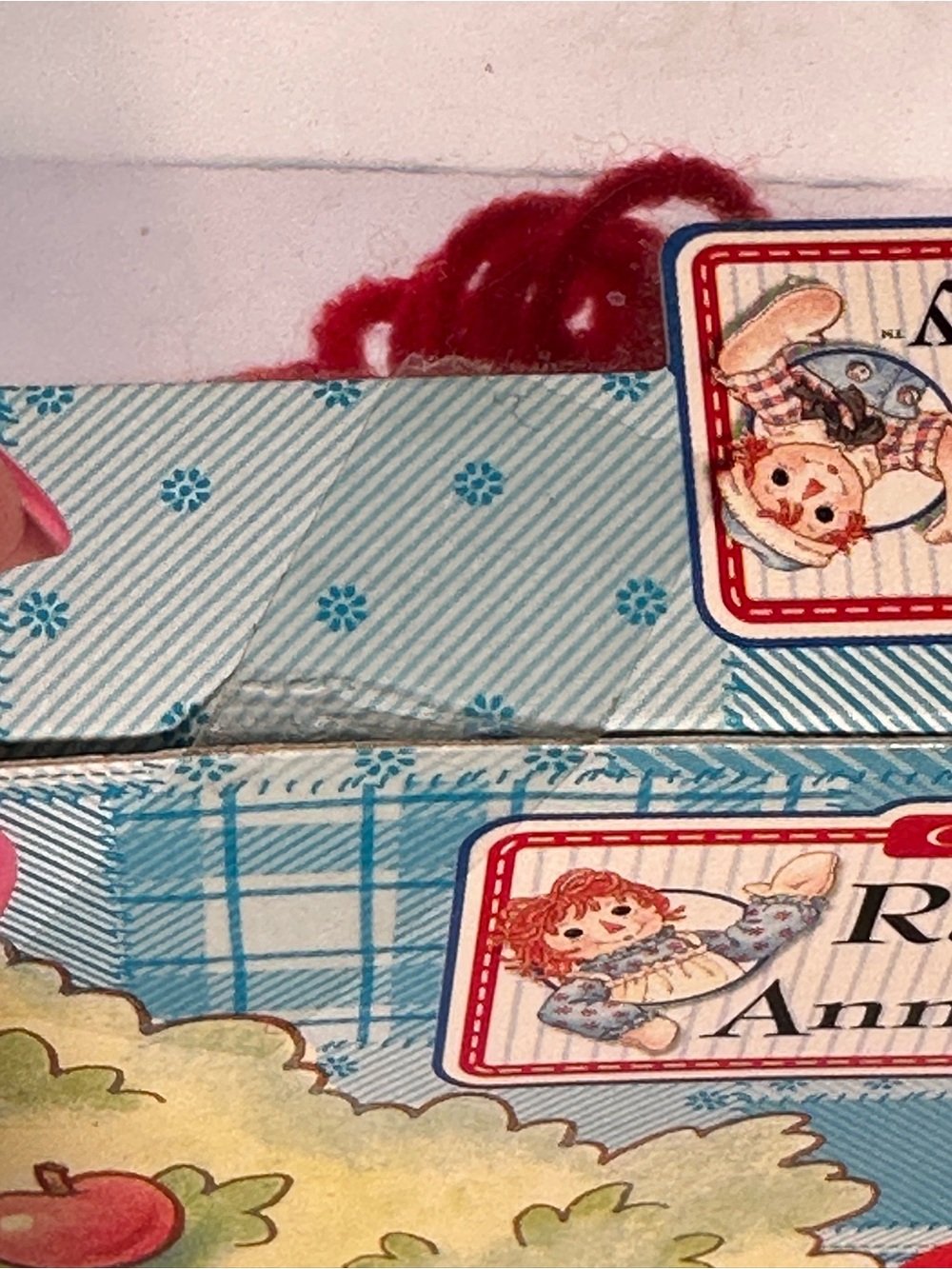 Life Is Full Of Blossoms Porcelain Doll Brass Key Keepsakes Raggedy Ann & Andy - Picture 10 of 12